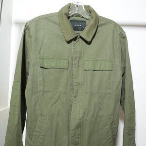 Olive denim workers jacket
